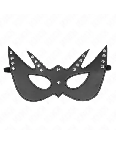 KINK - MASQUE DE CHAUVE-SOURIS AVEC RIVETS 23 x 15 CM KINK - MASQUE DE CHAUVE-SOURIS AVEC RIVETS 23 x 15 CM