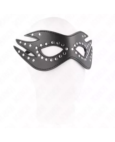 KINK - MASQUE EN CUIRETTE À RIVETS MODÈLE 3 26 x 9,5 CM