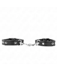 KINK - MINI BRACELETS NOIR AVEC CLOUS RÉGLABLES 16-22 CM X 2 CM KINK - MINI BRACELETS NOIR AVEC CLOUS RÉGLABLES 16-22 CM X 2 CM