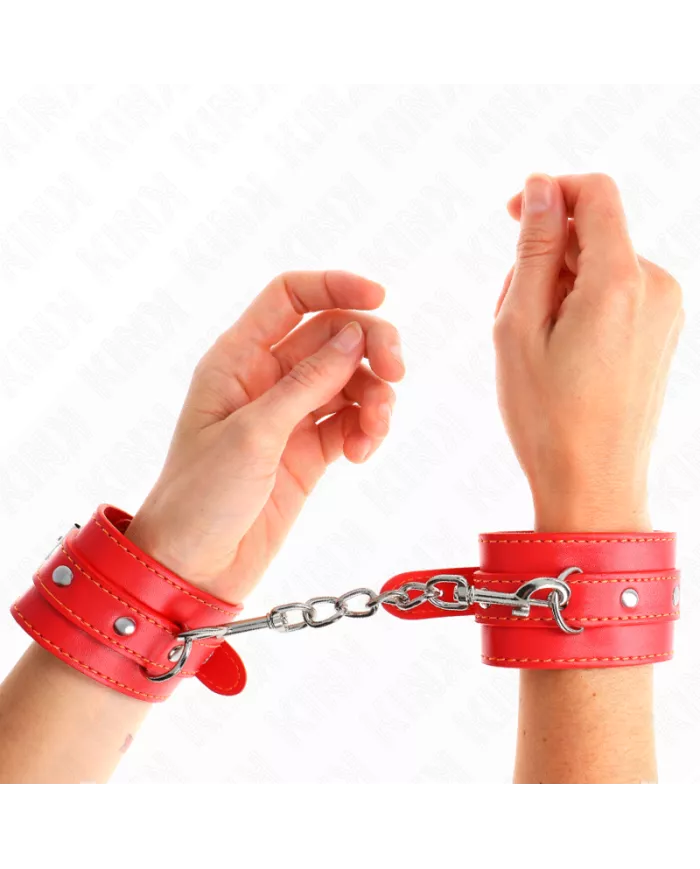 KINK - APPAREILS-POIGNETS FINS ROUGE AJUSTABLES 21-33 CM