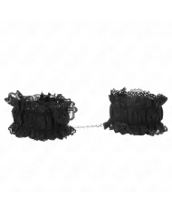 KINK - ATTACHE-POIGNETS ÉLASTIQUES EN DENTELLE NOIR KINK - ATTACHE-POIGNETS ÉLASTIQUES EN DENTELLE NOIR