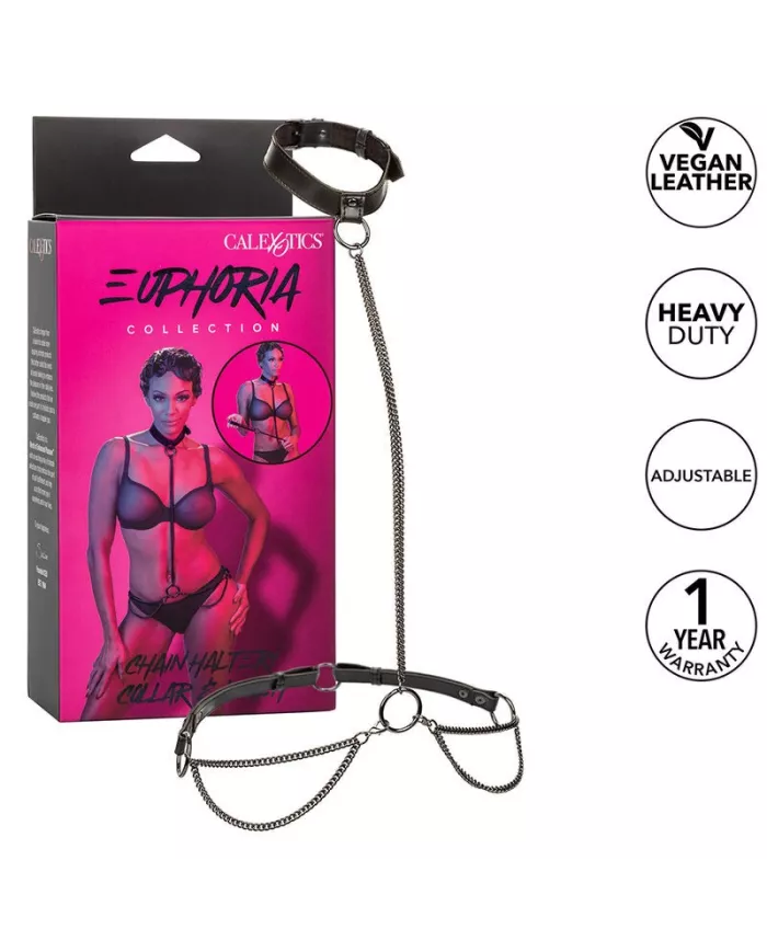 CALEXOTICS - EUPHORIA COLLIER ET LAISSE CHAINE
