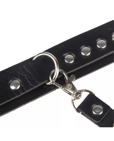 SUBBLIME - 953690 MENOTTES AVEC CEINTURE DE BONDAGE NOIRE TAILLE UNIQUE SUBBLIME - 953690 MENOTTES AVEC CEINTURE DE BONDAGE NOIRE TAILLE UNIQUE