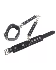 SUBBLIME - 953690 MENOTTES AVEC CEINTURE DE BONDAGE NOIRE TAILLE UNIQUE SUBBLIME - 953690 MENOTTES AVEC CEINTURE DE BONDAGE NOIRE TAILLE UNIQUE