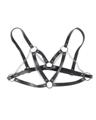 SUBBLIME - 953713 CEINTURE PUNK BONDAGE BOUCLE MÉTAL NOIRE TAILLE UNIQUE SUBBLIME - 953713 CEINTURE PUNK BONDAGE BOUCLE MÉTAL NOIRE TAILLE UNIQUE