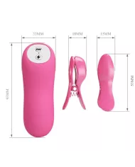 BAILE - PIZZAS ONDES ROMANTIQUES AVEC VIBRATION ET ÉLECTROCHOC FUCHSIA BAILE - PIZZAS ONDES ROMANTIQUES AVEC VIBRATION ET ÉLECTROCHOC FUCHSIA