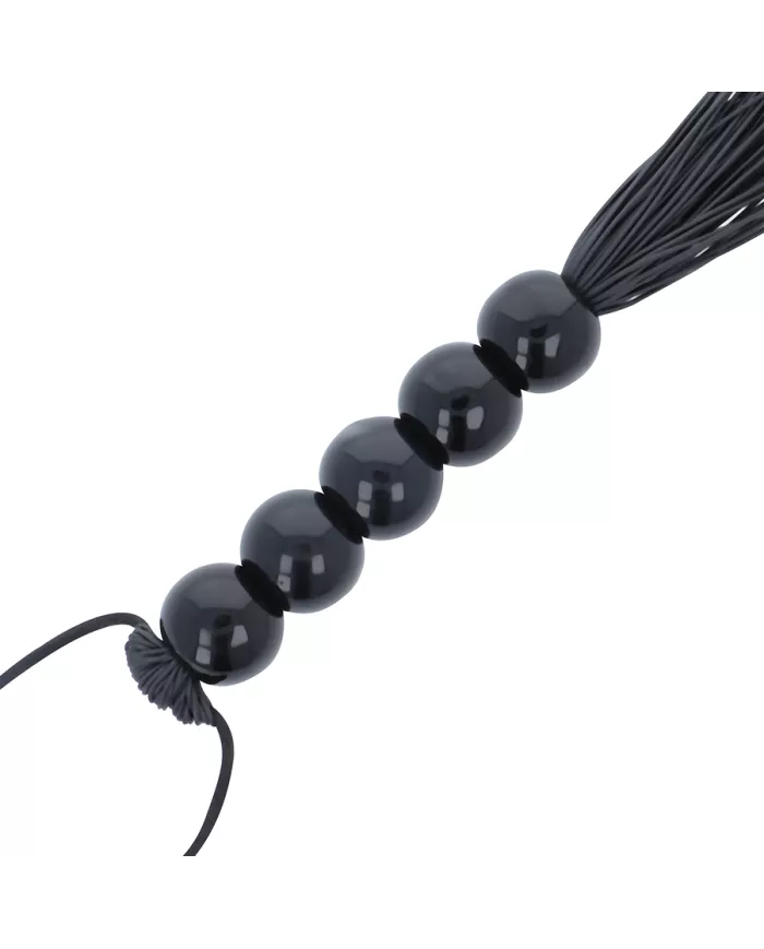 DARKNESS - FOUET DE BONDAGE FIN NOIR DARKNESS - FOUET DE BONDAGE FIN NOIR