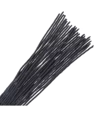 DARKNESS - FOUET DE BONDAGE NOIR 50CM DARKNESS - FOUET DE BONDAGE NOIR 50CM