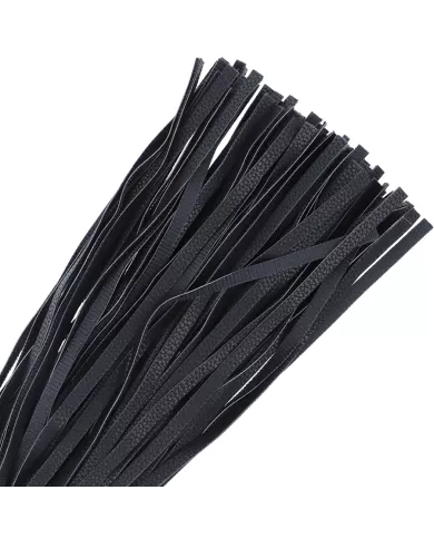 DARKNESS - FOUET DE BONDAGE NOIR 42CM CUIR