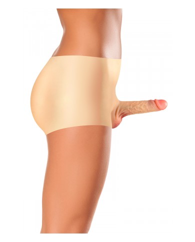 Culotte avec gode réaliste plein
