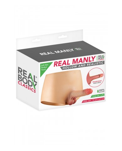 Culotte avec gode réaliste creux