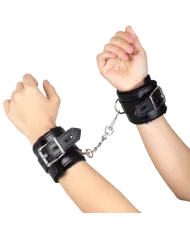 SECRETPLAY - MENOTTES DE BONDAGE NOIRES COLLECTION BDSM SECRETPLAY - MENOTTES DE BONDAGE NOIRES COLLECTION BDSM