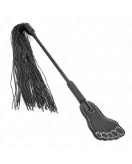 KINK - PAGAIE EN FORME DE PIED AVEC FOUET À GLAND 31 CM