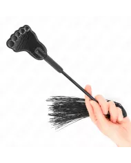 KINK - PAGAIE EN FORME DE PIED AVEC FOUET À GLAND 31 CM