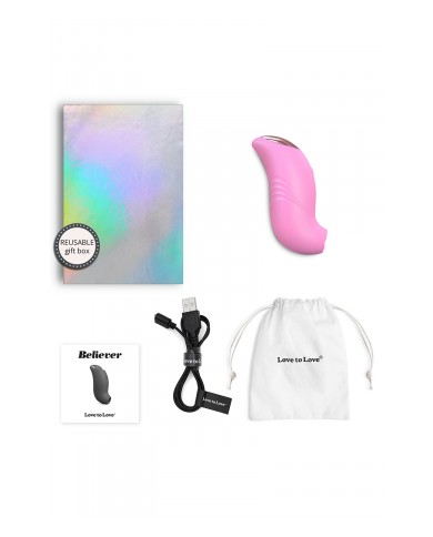 Stimulateur clitoridien Believer rose - Love to Love