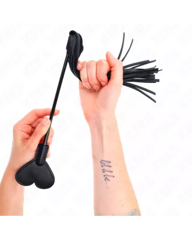 KINK - FOUET GAMME AVEC COEUR PANDEL 35 CM