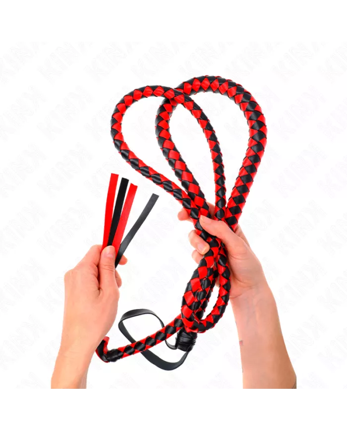 KINK - FOUET LONG SERPENT ROUGE 210 CM