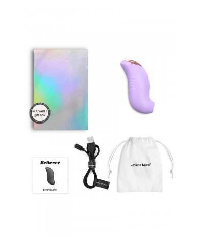 Stimulateur clitoridien Believer mauve - Love to Love