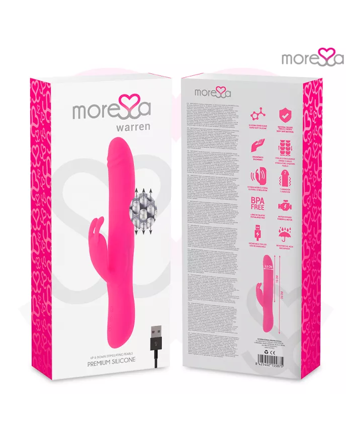 MORESSA - SILICONE RECHARGEABLE DE QUALITÉ SUPÉRIEURE WARREN
