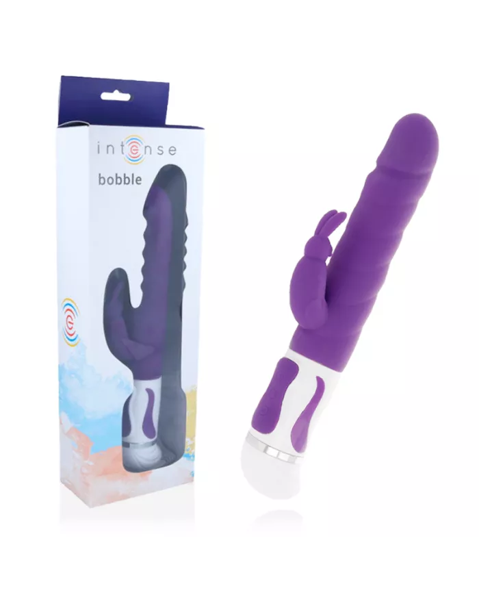 INTENSE - VIBRATEUR BOBBLE ROTATEUR SILICONE LILAS INTENSE - VIBRATEUR BOBBLE ROTATEUR SILICONE LILAS