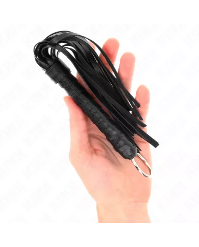 KINK - SIMPLE MINI FOUET NOIR 28 CM KINK - SIMPLE MINI FOUET NOIR 28 CM