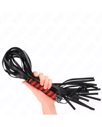 KINK - FOUET LONG RAYÉ 70 CM KINK - FOUET LONG RAYÉ 70 CM