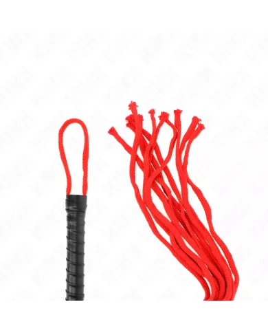 KINK - FOUET CORDE ROJO 56 CM KINK - FOUET CORDE ROJO 56 CM