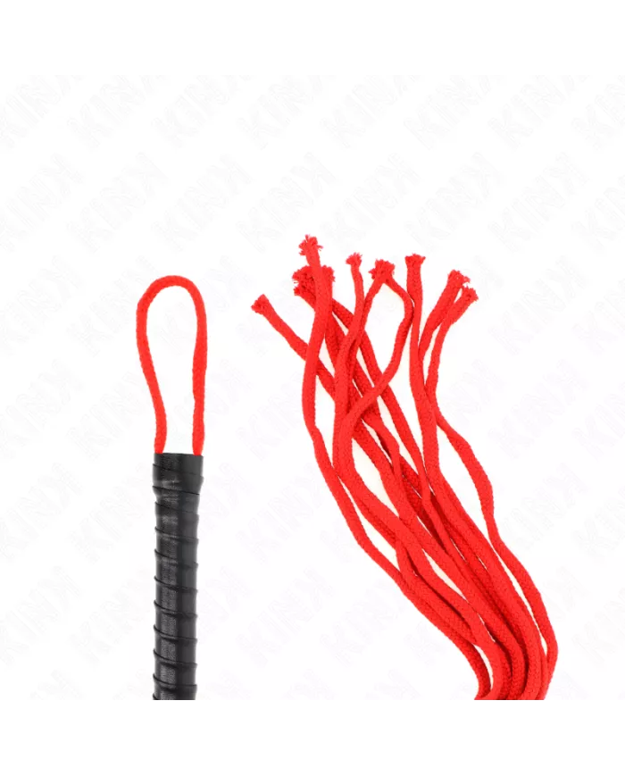 KINK - FOUET CORDE ROJO 56 CM