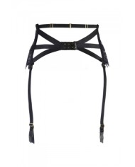 Porte-jarretelles dentelle Noir V-10362 - Axami