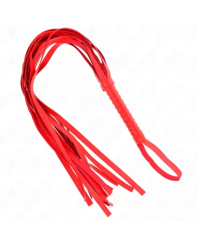 KINK - FOUET ROUGE MANCHE COURT LONG QUEUE 70 CM KINK - FOUET ROUGE MANCHE COURT LONG QUEUE 70 CM