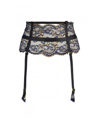 Porte-jarretelles dentelle Noir V-10362 - Axami