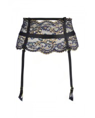 Porte-jarretelles dentelle Noir V-10362 - Axami