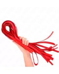 KINK - FOUET ROUGE MANCHE COURT LONG QUEUE 70 CM