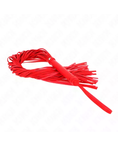 KINK - FOUET PVC SOUPLE ROUGE 70 CM KINK - FOUET PVC SOUPLE ROUGE 70 CM