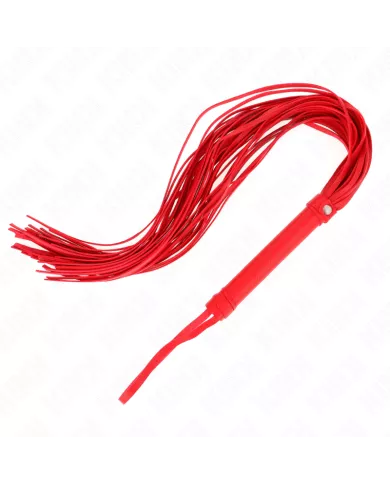 KINK - FOUET PVC SOUPLE ROUGE 70 CM KINK - FOUET PVC SOUPLE ROUGE 70 CM