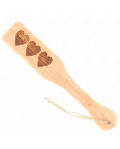 KINK - PALETTE EN BAMBOU DESIGN COEUR 32 X 5,5 CM KINK - PALETTE EN BAMBOU DESIGN COEUR 32 X 5,5 CM