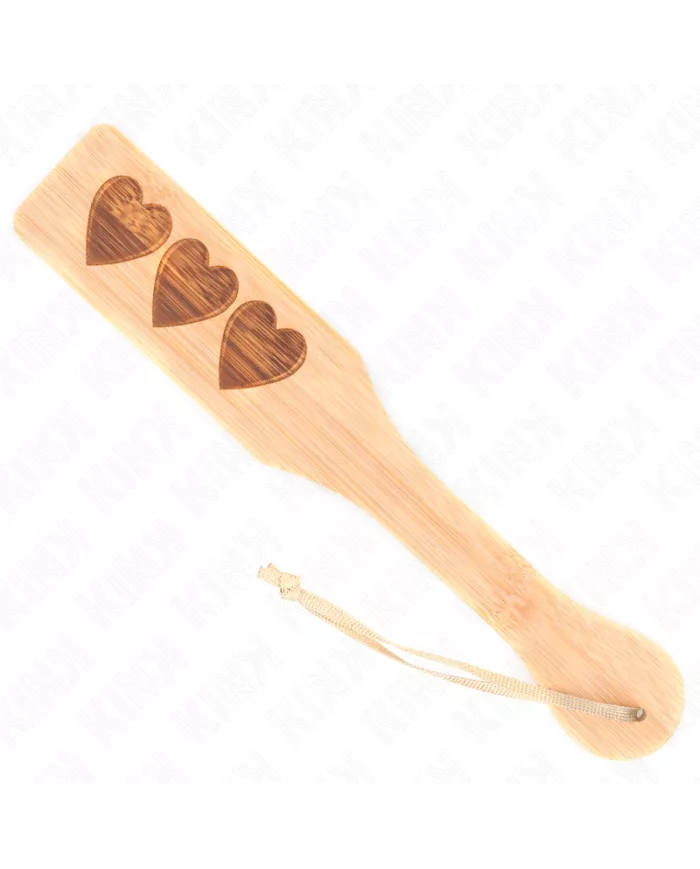 KINK - PALETTE EN BAMBOU DESIGN COEUR 32 X 5,5 CM