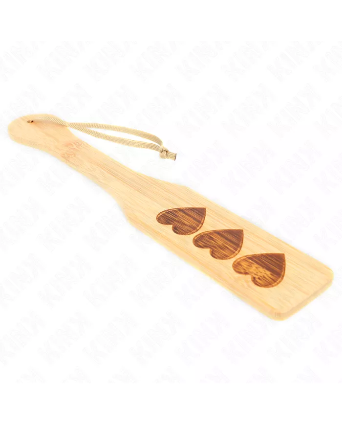 KINK - PALETTE EN BAMBOU DESIGN COEUR 32 X 5,5 CM