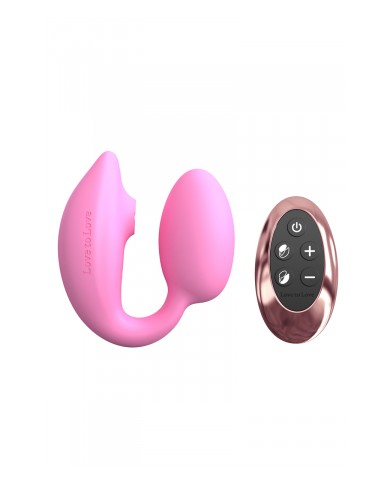 Double stimulateur Wonderlover rose - Love to Love