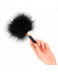 KINK - PLUMES CHACOULES EN MÉTAL DORÉ NOIR 18 CM