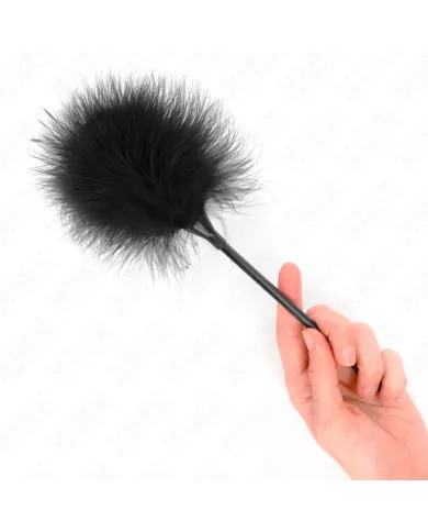 KINK - PLUMES TICKLE NOIRES UTILISÉES POUR LE KIT BONDAGE 27 CM KINK - PLUMES TICKLE NOIRES UTILISÉES POUR LE KIT BONDAGE 27 CM