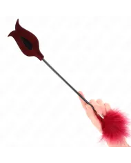 KINK - PLUMES DE CHACOUILLES AVEC PALETTE EN FORME DE ROSE 8 CM