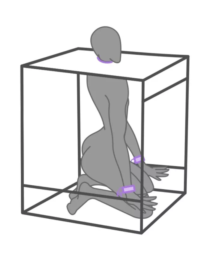 SECRET DOME - KINK CLUB CABINA BUKKAKE MORADO