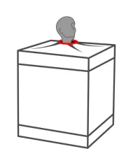 SECRET DOME - KINK CLUB CABINA BUKKAKE NOIR ET ROUGE