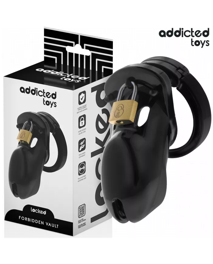 ADDICTED TOYS LOCKED - CAGE À PÉNIS INTERDITE 10 CM ADDICTED TOYS LOCKED - CAGE À PÉNIS INTERDITE 10 CM
