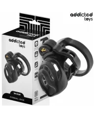 ADDICTED TOYS LOCKED - CAGE À PÉNIS À VERROUILLAGE ÉTERNEL 9 CM