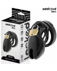 ADDICTED TOYS LOCKED - CAGE À PÉNIS OBSIDIAN HOLD TAILLE S