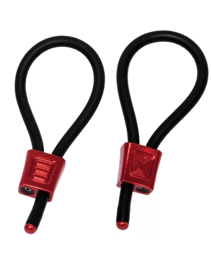 ELECTRASTIM - PRESTIGE ELECTRA LOOPS ANNEAUX PÉNIENS RÉGLABLES ROUGES