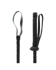 DARKNESS - FOUET BDSM FÉTICHISTE EN CUIR 60CM DARKNESS - FOUET BDSM FÉTICHISTE EN CUIR 60CM