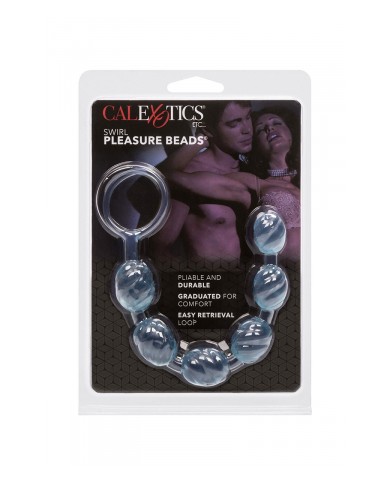 Perles anales CalExotics Swirl bleu